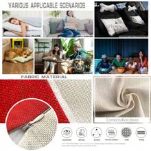 4pcs Christmas Tree, Deer, Red Truck, Letter Decorative Linen Print Pillowcases, Suitable For Home, Room, Bedroom, Garden, Living Room, Car, Sofa Decor, Fashionable, Comfortable And Soft (Pillow Insert Not Included)