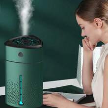 1 máy tạo độ ẩm không khí khuếch tán tinh dầu thơm có đèn LED nhiều màu Máy tạo độ ẩm gia đình khuếch tán hương thơm nguồn USB - Nhiều màu - Xem 3
