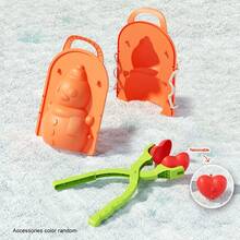 Bộ dụng cụ làm quả cầu tuyết mùa đông 26 món có tay cầm, dùng để tạo hình quả cầu tuyết, đồ chơi khuôn cát ngoài trời cho trẻ em, trẻ mới biết đi, người lớn, phù hợp cho bé trai, bé gái, trẻ em, quà tặng Giáng sinh, sinh nhật (Màu ngẫu nhiên) - Nhiều màu - Xem 6