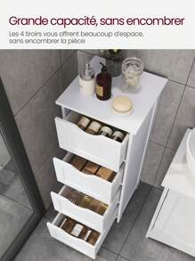 VASAGLE Bathroom Furniture Sets - White - View 3