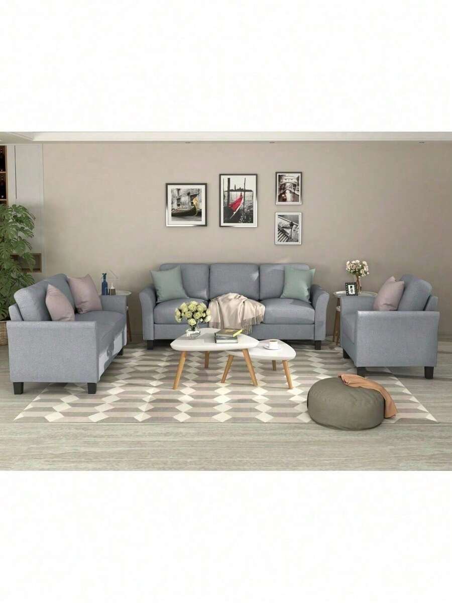 Living Room Sets Furniture Armrest Sofa Single Chair Sofa Loveseat