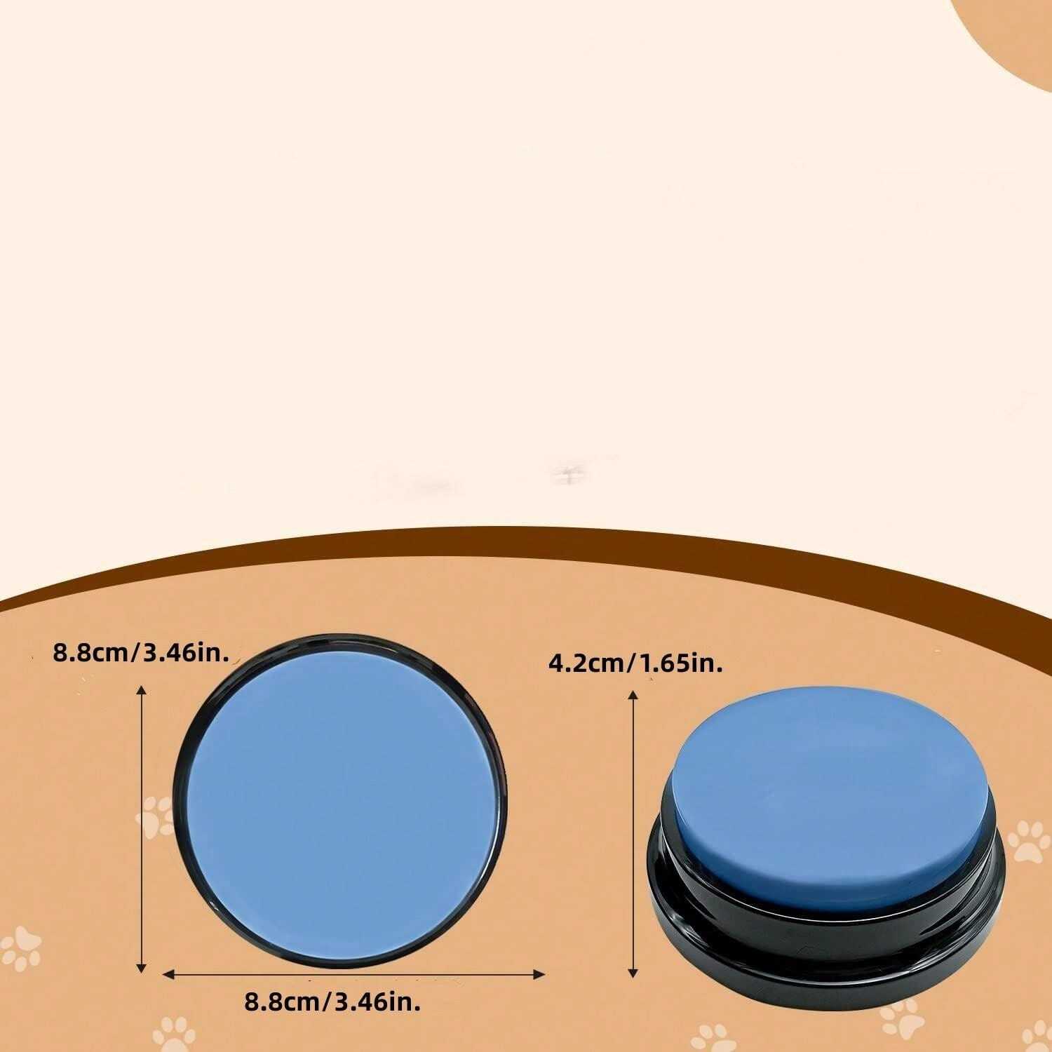 1pc Dog Talking Button, Pet Communicating Press Button With Voice