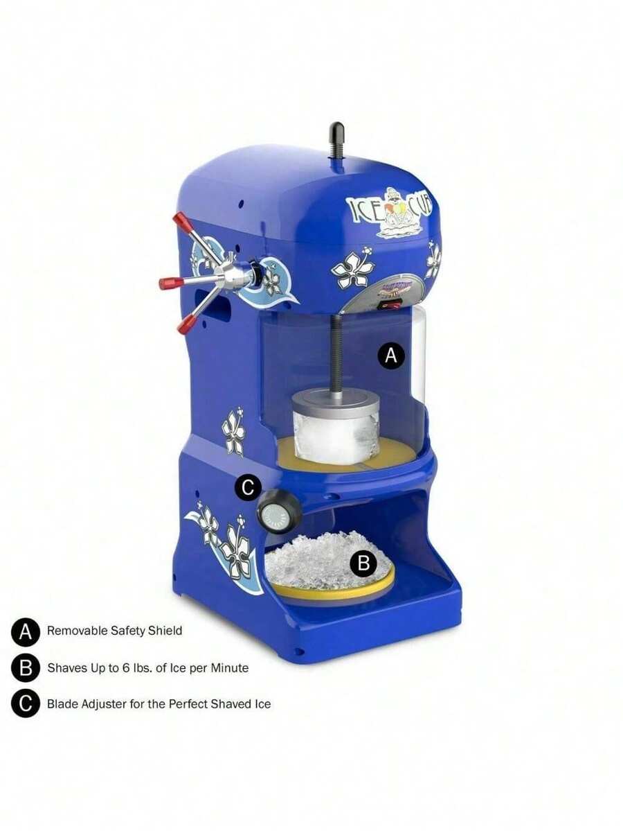 Great Northern Popcorn Commercial Shaved Ice Machine Ice Shaver Snow