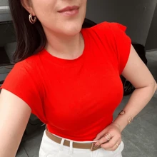 Women's Japanese Sleeve Muscle Tee Striped Elegant Summer Blouse - 綠色 - 查看 4