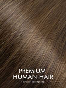 12-22英寸纳米环真人发接发，柔顺直发，纳米珠接发片，纳米尖端接发，女士适用