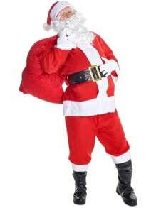 1 套成人圣诞老人服装、圣诞装 - 彩色 - 查看 5