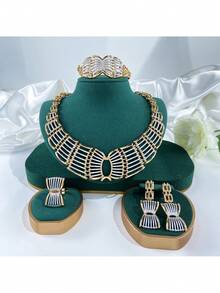 5 件蝴蝶结形项链时尚女士首饰套装适合送礼和聚会 - 蝴蝶結 - 查看 12