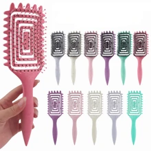 定义造型刷，多功能家用弹跳造型梳，鬃毛气囊美发梳，大波浪卷发梳，尖尾梳，定义造型