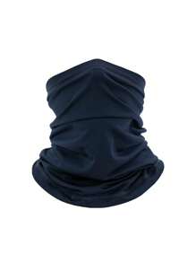 1 Packung Unisex Nackenwärmer - Sportlicher Stil, Polyester thermisch gefüttert, warm, verstellbar mit Zugband, einfarbig, gestrickt, multifunktional, geeignet für Outdoor-Aktivitäten