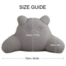 Large Soft Reading Pillow Back Rest Lumbar Support Arm Seat Cushion Lounger Bed Reading Backrest Pillow Support Cushion Lumbar Back Rest Chair Mat With Support Arm Seat Cushion Lounger Pads