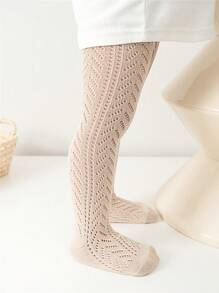New Summer Girls Stockings Hollow Tights For Kids Fishnet Clothing Toddler Beige Pantyhose Spain Style Thin Ballet Baby Todddler Bottom Tights Khaki