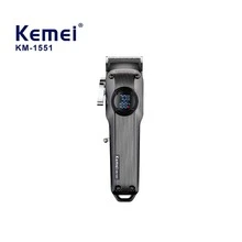 Kemei 科美新款 KM-1551 高品质专业高速可调式电动理发器 - 銀色 - 查看 5