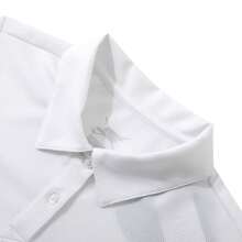 Skechers 1 pieza Camisa tipo polo de manga corta para mujer de Skechers, tejido deportivo cómodo y transpirable de moda