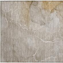 2' X 3' Beige Abstract Washable Non Skid Indoor Outdoor Area Rug - Beige - View 7