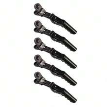 5 dụng cụ tạo kiểu tóc kẹp cá sấu chuyên nghiệp dùng cho tiệm, sử dụng tại nhà và tự làm tóc - duỗi tóc, cắt và nhuộm tóc - Hồng - Xem 14