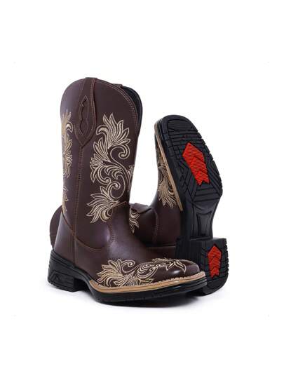 bota texana arraia bordado feminino