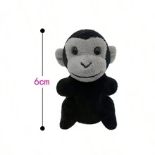 Muñecos de peluche con forma de dedos de León, Tigre, Elefante, Jirafa y Cabra, títeres de animales del bosque para espectáculos