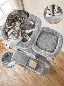 Feandrea Cat Trees & Condos - 淺灰色 - 查看 4
