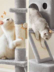 Feandrea Cat Trees & Condos - 淺灰色 - 查看 2