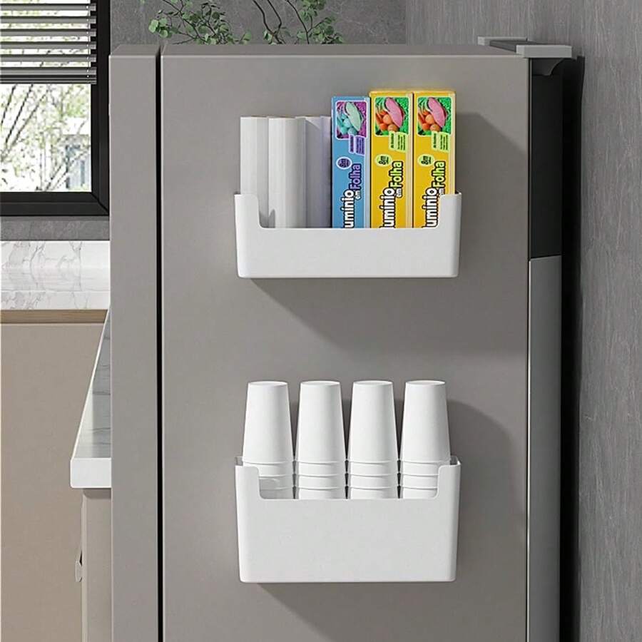 1PC Kitchen WallMounted Storage Box For Doors, NonPerforated