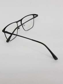 AMIA Men's Metal Eyeglass Frame With Blue Light Filter Lenses MOD 2305* - 黑色 - 查看 6