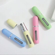 5ml 糖果色迷你补充雾化器瓶，带底部直泵，铝制容器，旅行便携式香水喷雾器 - 彩色 - 查看 3