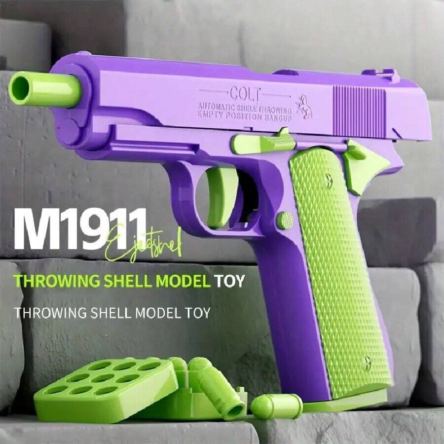 Shell Throwing Model Gun M1911 Manual Recoil Simulation Can Not Be