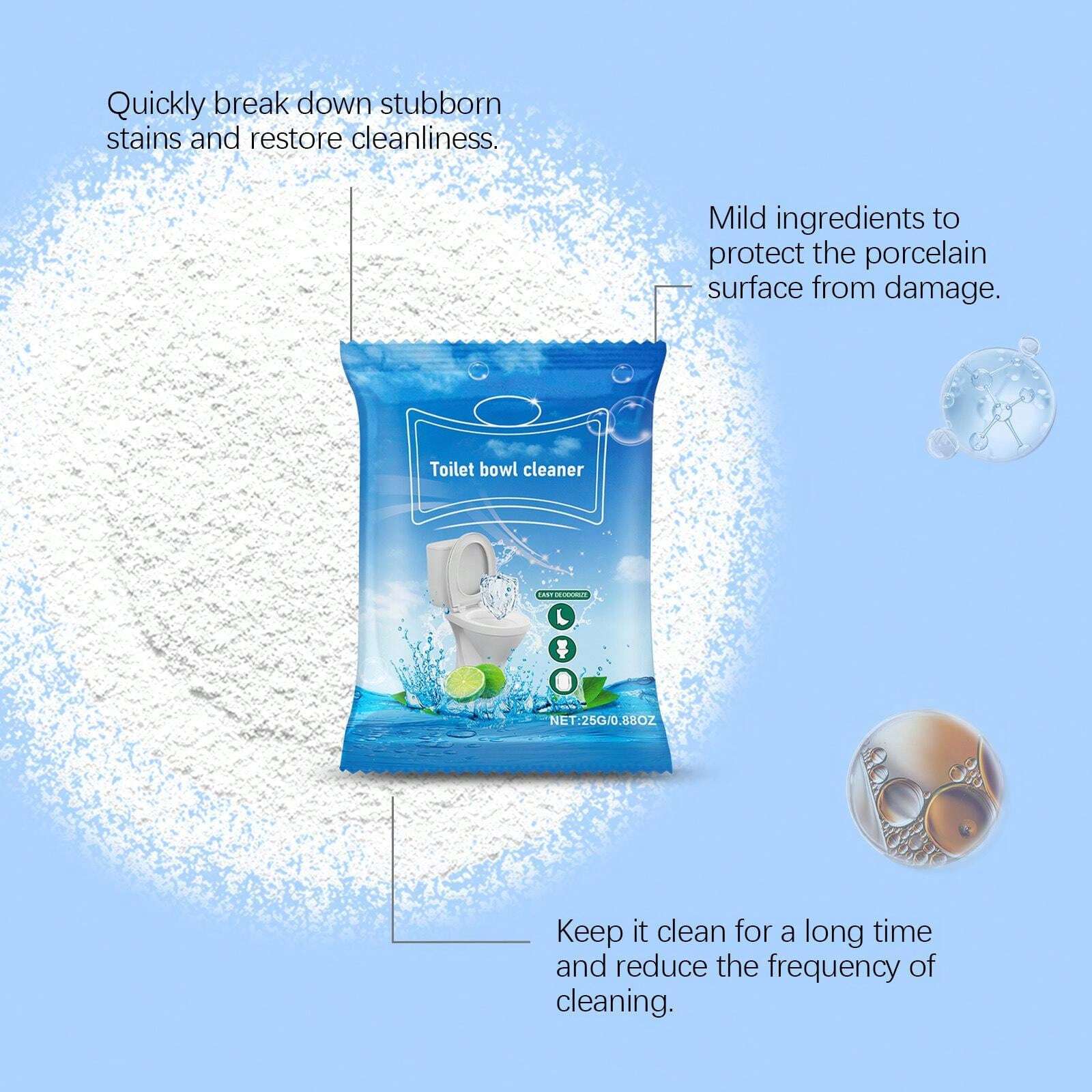 Toilet Bathroom Cleaning Powder Toilet Cleaning And Descaling Powerful