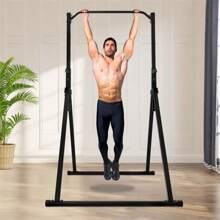 Retractable Horizontal Bar Triangle Pull Bar Station Home Gym Strength Training Equipment Pull Bar Adjustable Height Family Pull Bar - Black - View 1
