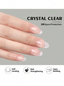 7.5ml ABS Builder Gel, #02 Packaged In A Single Black Plastic Bottle, Features A Professional Formula And A Sleek, Minimalist Design. This Gel Effectively Lengthens Nails, Providing A Refined Appearance For Shorter Nails And Creating More Space For Intricate Nail Designs. It Enhances Nail Hardness, Preventing Breakage And Peeling, Ultimately Strengthening Overall Nail Integrity. The Gel Smoothens Uneven Nail Surfaces, Resulting In A Natural And Transparent Look That Easily Complements Various Nail Design Styles. Its Flexibility Allows For The Creation Of Different Shapes, Adding Depth And Dimension To Nail Art. Suitable For Both At-Home DIY Enthusiasts And Professional Nail Studios.