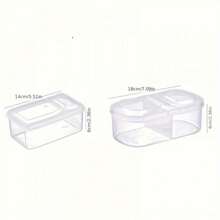 1pc Storage Box, Large Capacity Refrigerator Fresh-Keeping Vegetable And Fruit Storage Box