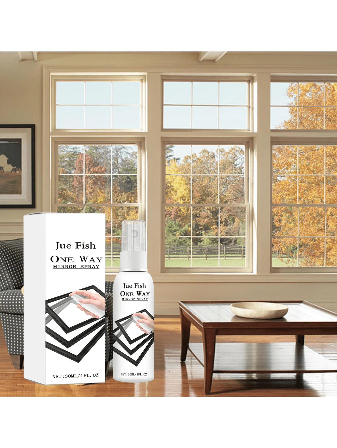 OneWay Mirror Spray Window Glass Mirror Cleaning Home Bathroom Toilet