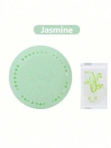 قطعة واحدة من معطر الهواء العطري الصلب، تشمل علبة تغليف إضافية، أقراص العطر لاستخدام المنزل والسيارة والحمام والغرفة والخزانة والحمام - ذو رائحة ورقية