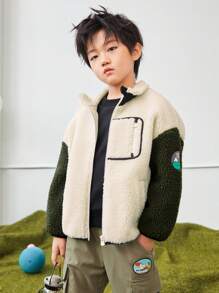 mini bala 家庭款毛绒领夹克