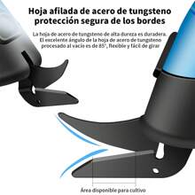 MEFENY Tijeras eléctricas de precisión para telas,Tijera Eléctrica Inalámbrica Para Cortar Cortadora De Telas,Tijera Eléctrica Inalámbrica Recargable De Cartón Y Tela Con 2 cabeza de tijera,Tijeras eléctricas, tijeras eléctricas recargables para cortar tela 3.7V con hoja de cuchillo, cortador eléctrico para tela de caja,, alfombra, papel, herramientas de corte eléctricas - Azul - Ver 6
