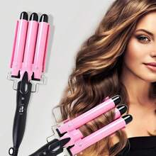 Triple Barrel Hair Waver, Ceramic Curling Iron With Adjustable Temperature, 25mm Waver For Long Or Short Hair, Fast Heating, Lasting Beach Waves, Gifts For Women, Mother's Day Gift