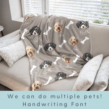 1 Customized Pet Blanket With Pet Photos, Suitable For Soft And Comfortable Family Blankets, Outdoor Camping Trips, Pet Photo Blankets, Dog Dad Gifts, Customized Pet Supplies Ornamental,Cat Stylish,Cute,Colorful,Cuties Unique,Customized Home Goods Ideal Gifts For Him,Ideal Gifts For Her Her,Family,Friends,Pet Lovers,Pet For Anniversaries,For Birthdays Ornamental,Engraved Stylish,Fashion,Colorful,Vintage,Cute,Contracted,Cuties Custom,Unique,Customized,Personalized Pet For Anniversaries,For Birthdays