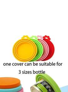 Set de 2 latas reutilizables para comida de mascotas, tapa y cuchara portátil, tapa para conservar la salud de perros y gatos, suministros para mascotas