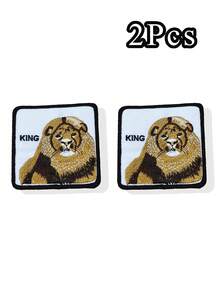 2pcs Embroidered Patch Decorative Accessories, Fashionable Versatile Matching For Baseball Cap, Knit Hat, Bucket Hat, Straw Hat, Dress Hat, Etc. - A - View 15