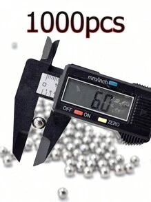 200/500/700/1000 Pcs/Pack 6mm (0.24in) Stainless Steel Balls For Slingshots, Hunting, Industrial Materials, Bicycle Bearings, Precision Mirror-Polished Hardened Balls - Silver - View 10