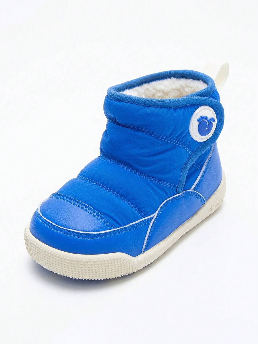 mini bala Giày thường ngày cho bé trai bé gái mùa thu đông giày ấm chống trượt - Màu xanh lam - Xem 1