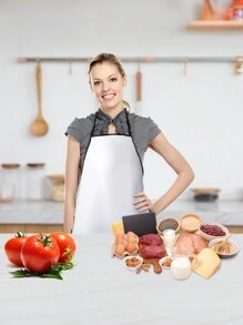 Customized Apron With 1 Personalized Photo, Waterproof Apron, Fun Cooking Kitchen Apron, Custom Logo, Chef Cooking Apron ,Customized Photo Aprons, Adult Aprons, Customizable Designs And Christmas Photos, Hand Or Machine Washable, Suitable For Cooking, Dining, Grilling, Gardening, Art Studios, Sleeveless Protective Work Aprons, Ideal Gifts For Christmas, Birthdays, Anniversaries, Kitchen Decorations, Christmas Gifts - Multicolor - View 2