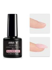 7.5ml ABS Builder Gel, #02 Packaged In A Single Black Plastic Bottle, Features A Professional Formula And A Sleek, Minimalist Design. This Gel Effectively Lengthens Nails, Providing A Refined Appearance For Shorter Nails And Creating More Space For Intricate Nail Designs. It Enhances Nail Hardness, Preventing Breakage And Peeling, Ultimately Strengthening Overall Nail Integrity. The Gel Smoothens Uneven Nail Surfaces, Resulting In A Natural And Transparent Look That Easily Complements Various Nail Design Styles. Its Flexibility Allows For The Creation Of Different Shapes, Adding Depth And Dimension To Nail Art. Suitable For Both At-Home DIY Enthusiasts And Professional Nail Studios.