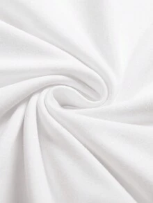 AiTyi Women's Top, Well Fitted, Casual Daily, Fleece Lining, Solid Color, Slimming, Fashionable, Versatile Y2K Style, Suitable For Graduation, Back To School, Christmas, Thanksgiving, New Year, Autumn/Winter, Stretchy Knit, Warm, Crew Neck T-Shirt