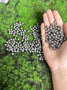 200/500/700/1000 Pcs/Pack 6mm (0.24in) Stainless Steel Balls For Slingshots, Hunting, Industrial Materials, Bicycle Bearings, Precision Mirror-Polished Hardened Balls - Silver - View 8
