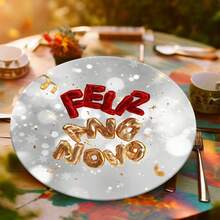 Printed Placemat Cover 35cm Table Set Placemat New Year's Eve Placemat Placemat Decoration - SANV0011 - Xem 2