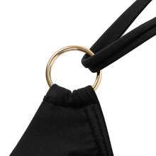 Speedo Women One-Piece Swimsuit, New Leisure Sports Swimming Suit With V-Neck - Black - View 7