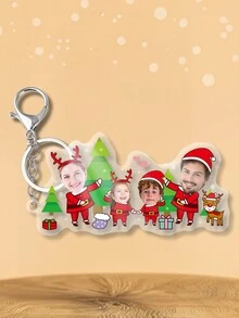 1 móc khóa Acrylic hình ảnh Giáng sinh tùy chỉnh, móc khóa ảnh chân dung cá nhân, móc khóa ảnh chân dung nền tùy chỉnh, quà tặng Giáng sinh, quà tặng cặp đôi cho cô ấy/anh ấy, móc khóa kỷ niệm độc quyền tùy chỉnh, thích hợp cho mẹ, bố, chồng, vợ, bạn trai, bạn gái - Nhiều màu - Xem 13