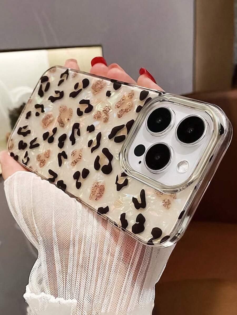 秋季手机壳猎豹印花动物 1 件豹纹防震哑光饰面手机壳兼容 16、16 Pro、16 Plus、16 Pro Max、11、12、13、14、15 Pro Max、14、15 Plus、11 Pro/15/15 Pro Max，硬壳防水防摔防刮 - 彩色 - 查看 1