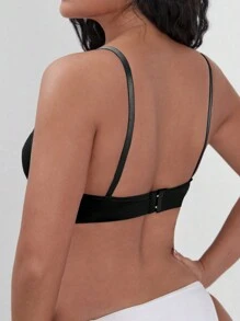 6pcs/Set Multicolor Women's Bras With Back Closure, Wireless & Padless Comfortable Bras With Adjustable Straps, Seamless Bras & Sports Bras - Multicolor - View 3